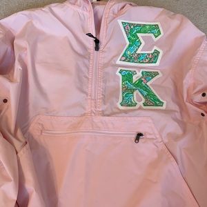 Sigma kappa rain jacket size small